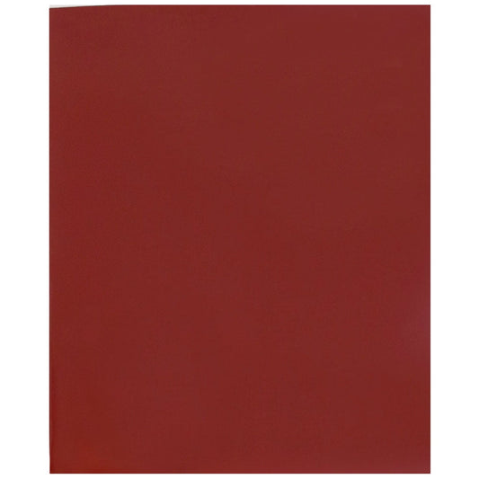 JAM Paper Glossy Two Pocket Folders, Maroon Red, 6/Pack