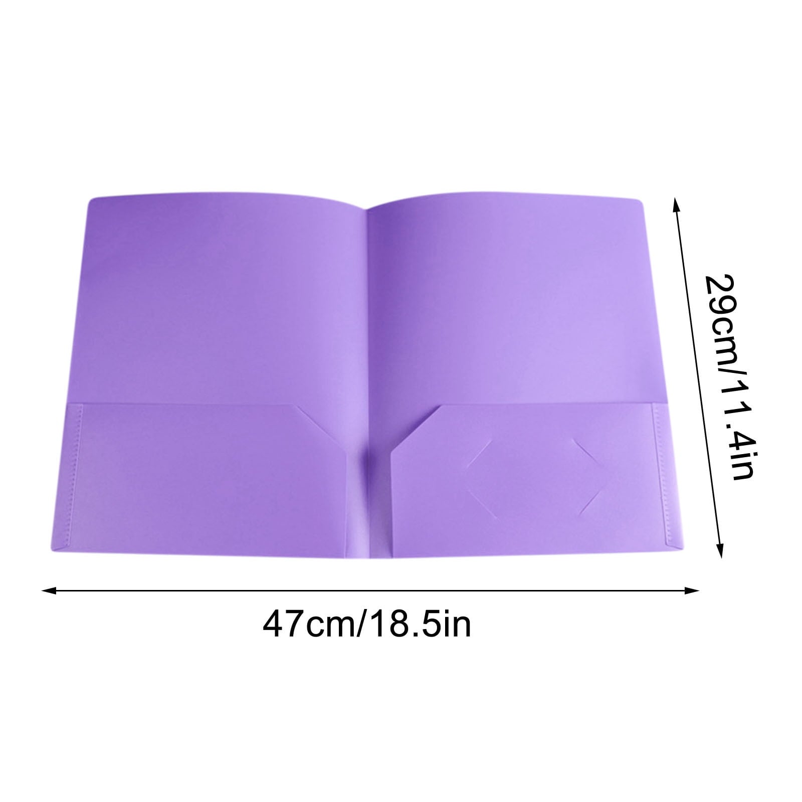 Lilixerw Folders with Pockets,Heavy Duty Pockets Folders with Business Slot,Fit Letter Size Documents Folders,for School Office Teacher