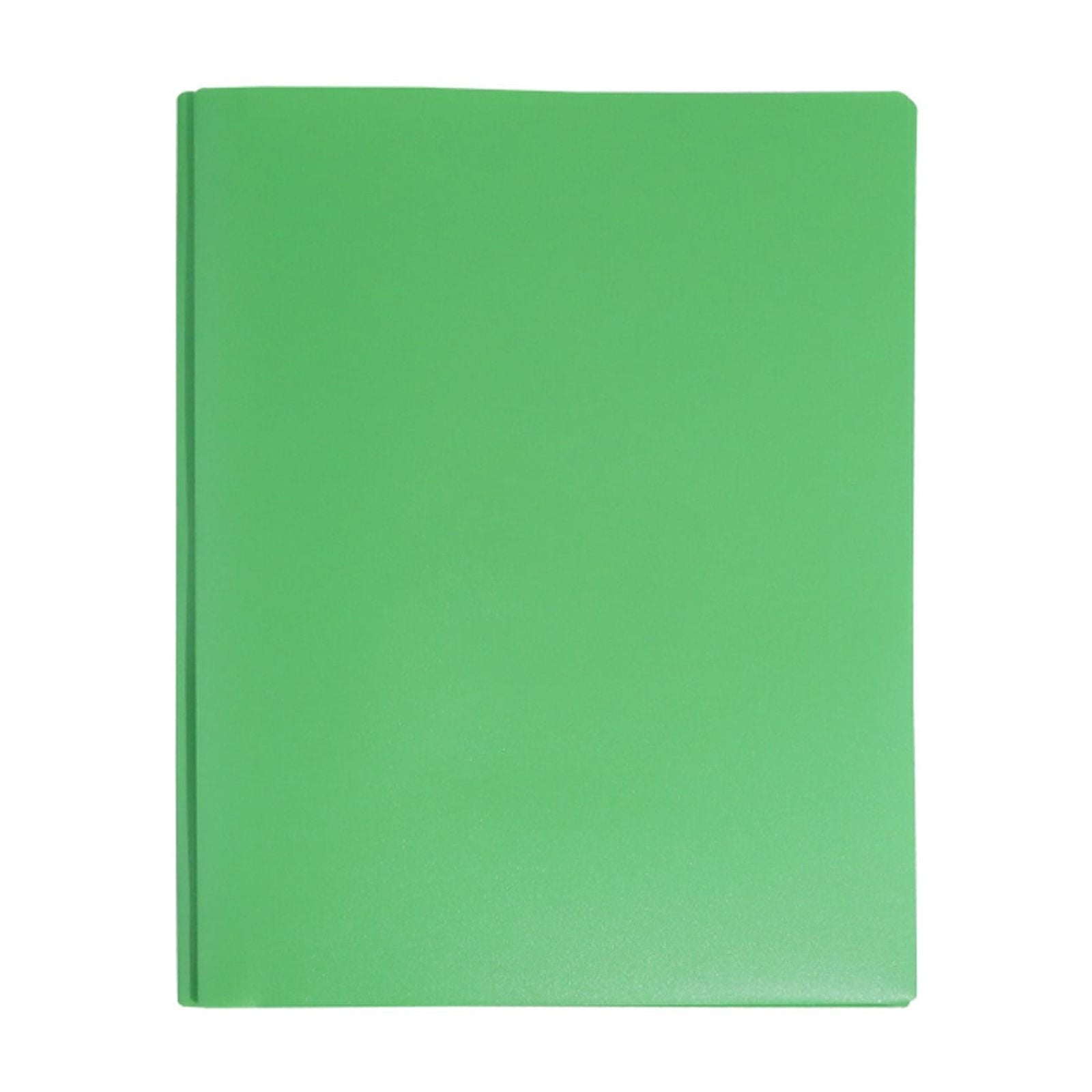 LKXGBMY 3-Prong 2-Pocket Poly Folder, 1Pack Plastic Folders with Pockets and Prong Holds Letter Size Paper, Plastic Pockets Folder for Office and Home, Green