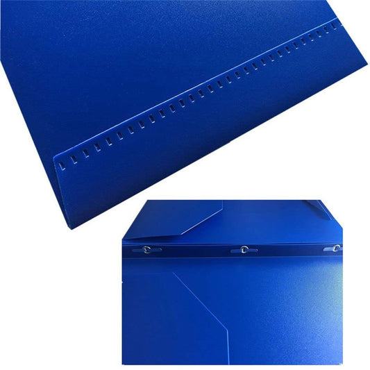 Fuderu Poly Pocket with Brad Folder, 1 Pack 2 Pocket Folders 3 Prong Folders, Heavy Duty Plastic Pockets Folders with Brads, Colored Plastic Folders with Clasp for School Office, Letter Size