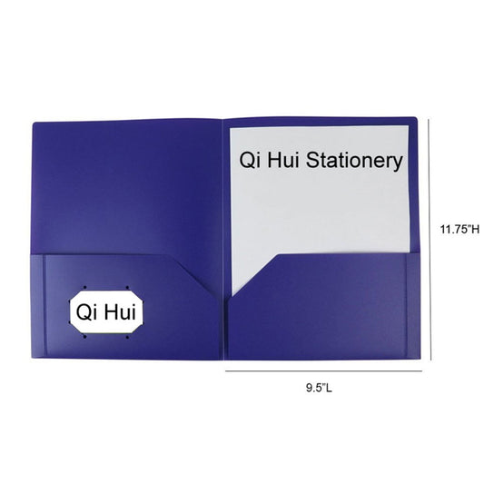 Folders with Pockets 3 Hole Punched, 6 Pack Pocket Folders for 3 Ring Binder, 3 Hole Pocket Folders Letter Size Folders Colored Poly Folders for School Students Teachers
