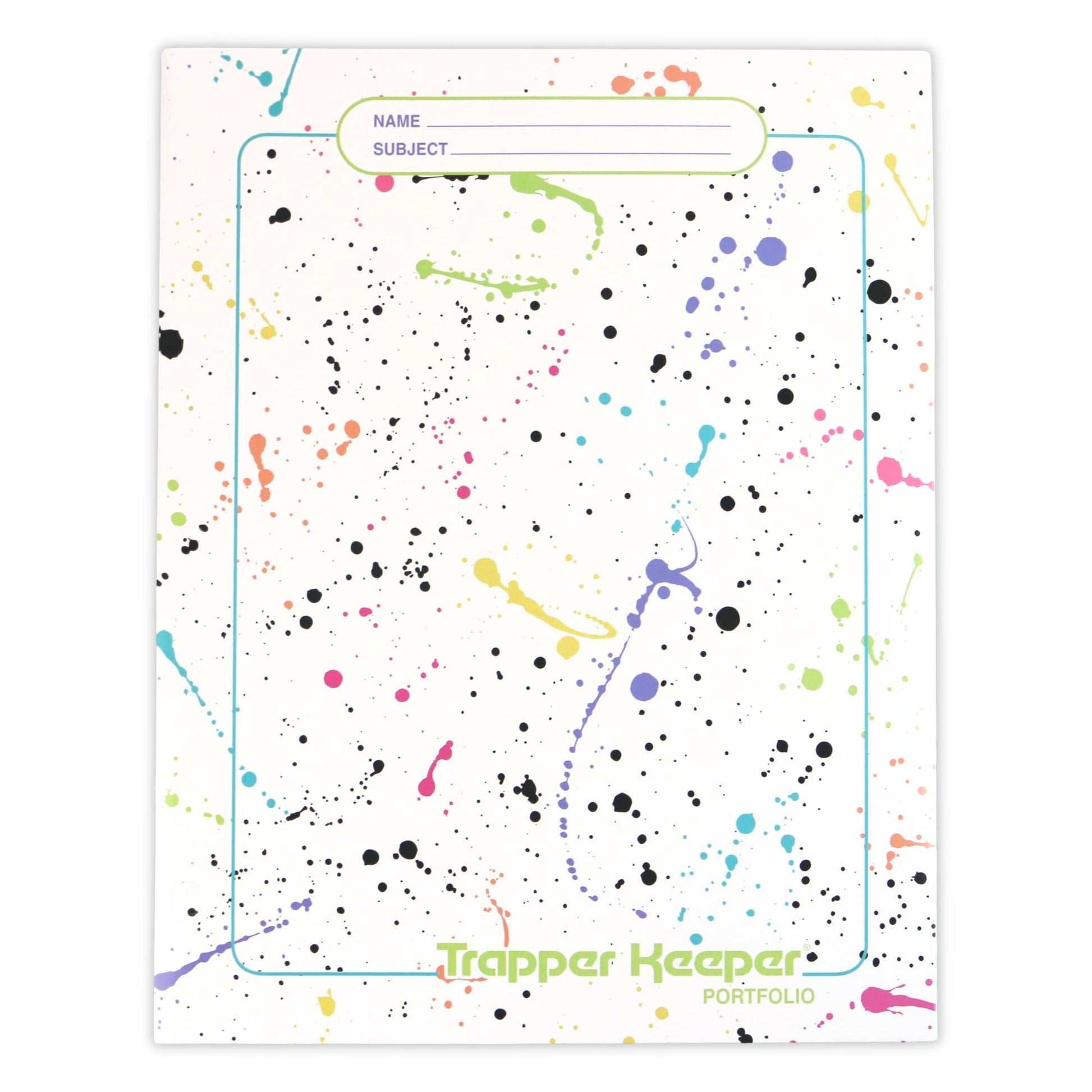 Mead Trapper Keeper 2-Pocket Portfolio Folder: 9-3/4 in. x 12 in. / Assorted (4 patterns) 4-pack