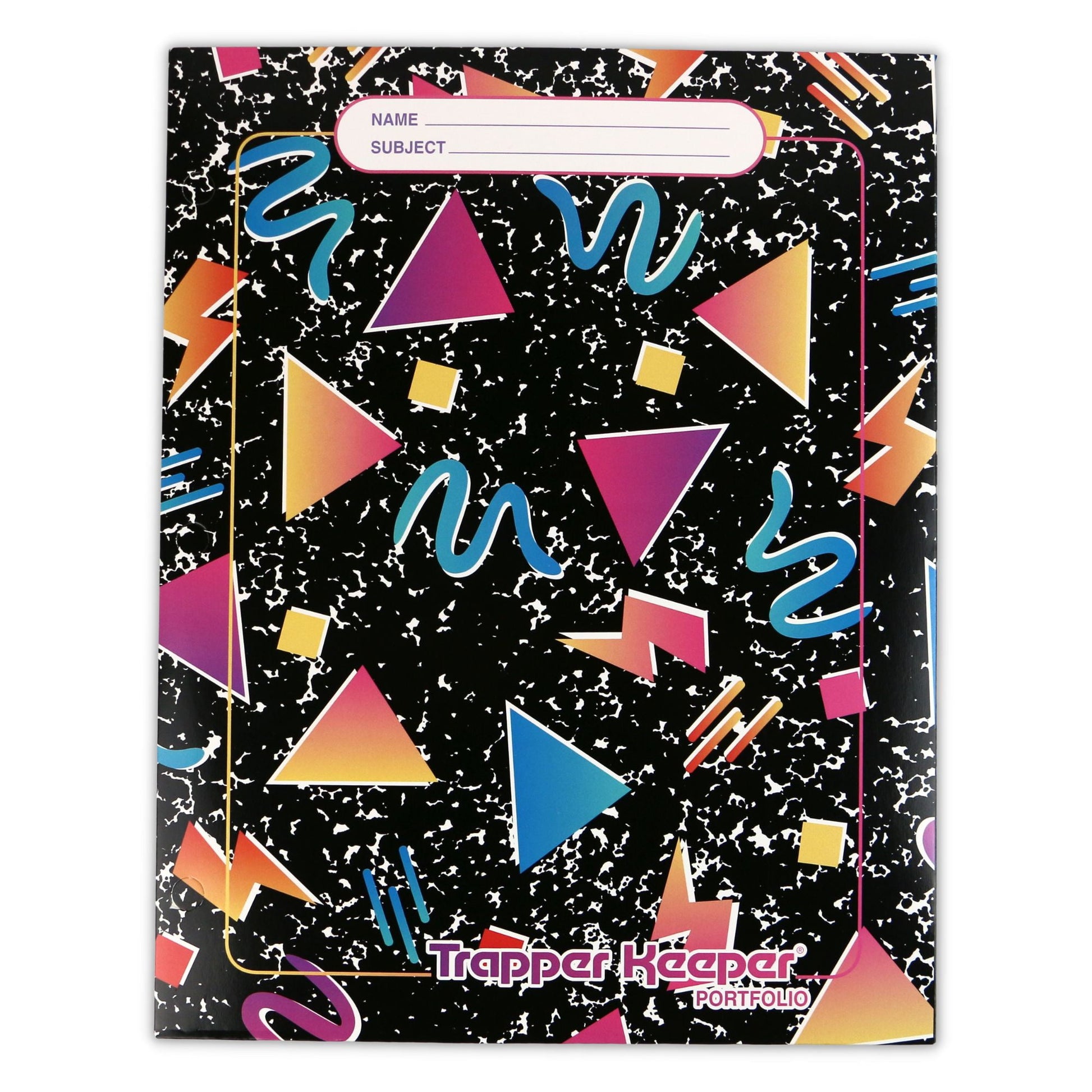 Mead Trapper Keeper 2-Pocket Portfolio Folder: 9-3/4 in. x 12 in. / Assorted (4 patterns) 4-pack