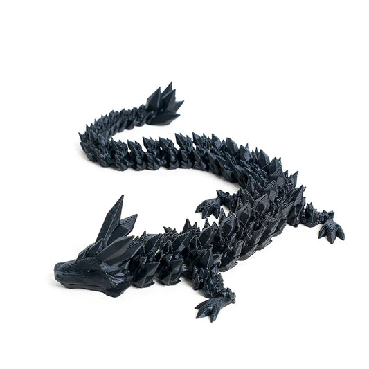 3D Printed Crystal Chinese Dragon