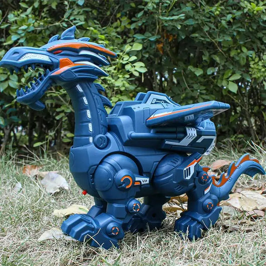Simulation Fire Mechanical Dinosaur – Water Spray, Cool Light & Electric Puzzle Toy