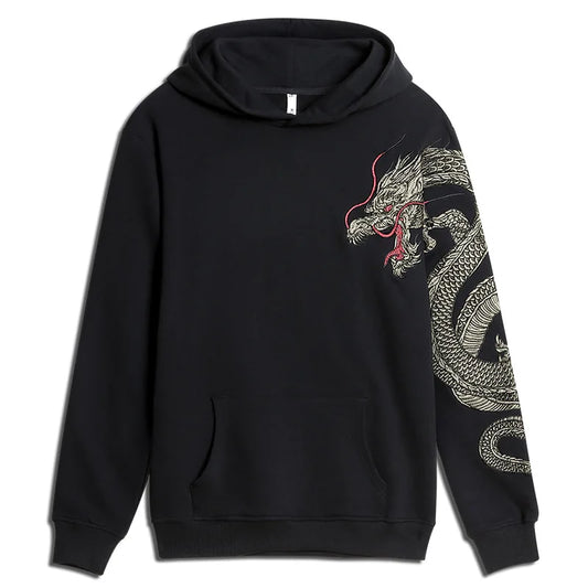 Supzoom Dragon Embroidery Hoodie