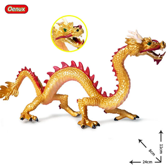 Oenux Original Mythical Chinese Dragon Dinosaur Figure