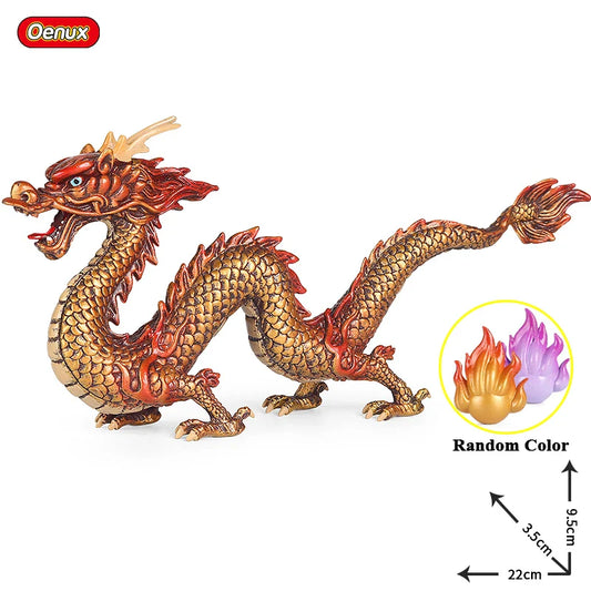 Oenux Original Mythical Chinese Dragon Dinosaur Figure