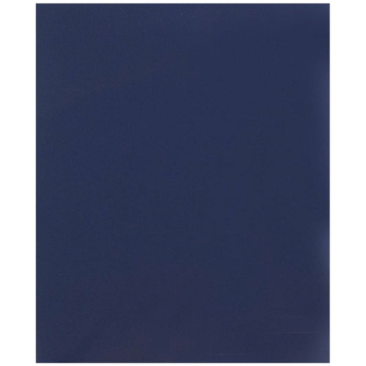 JAM Paper Glossy Two Pocket Folders, Navy Blue, 25 per Pack