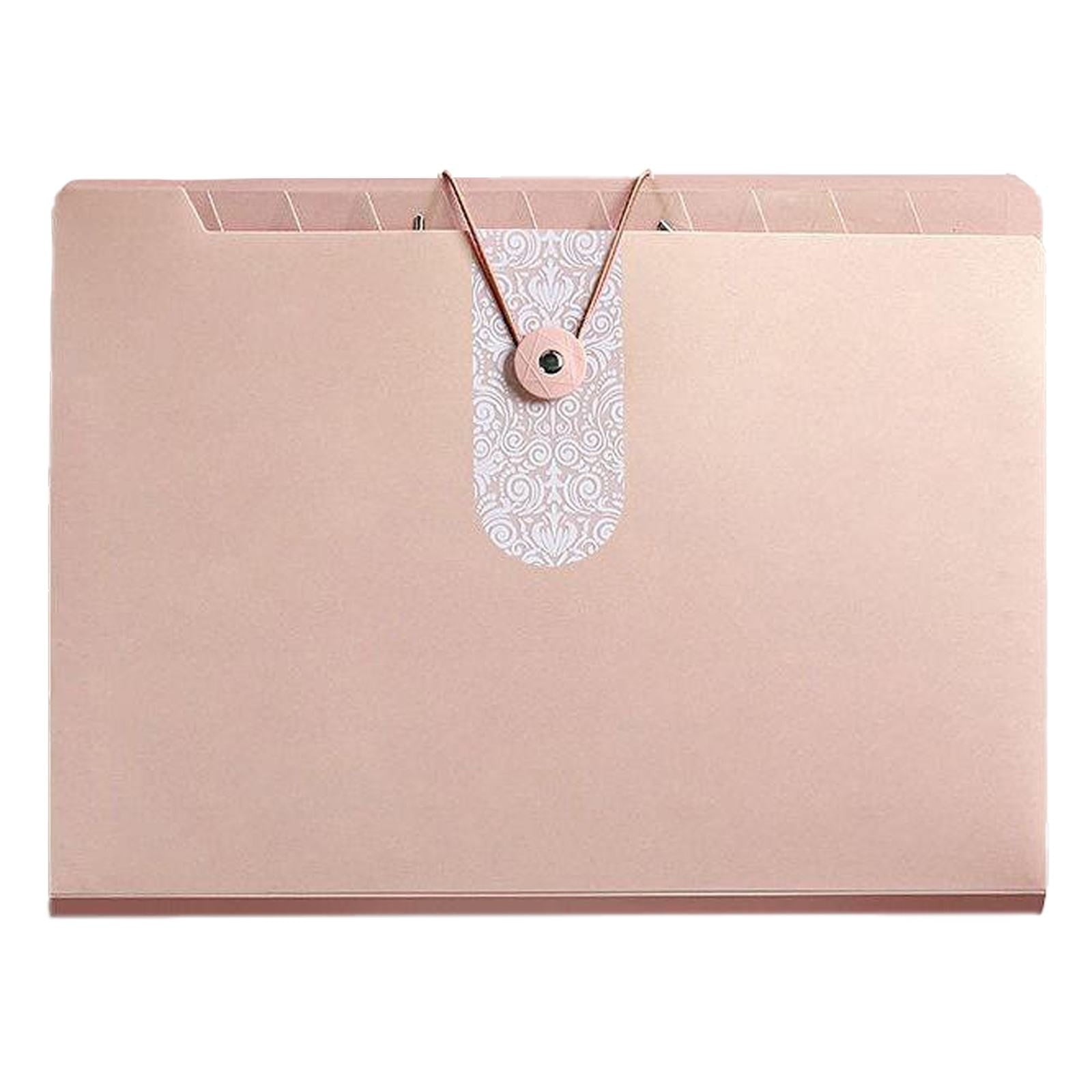 Kilougeis Clearance 3 Prong Poly Folder with Pockets Pocket Folder Classroom&nbsp;Must&nbsp;Haves Folder multi-layer accordion bag test paper storage A