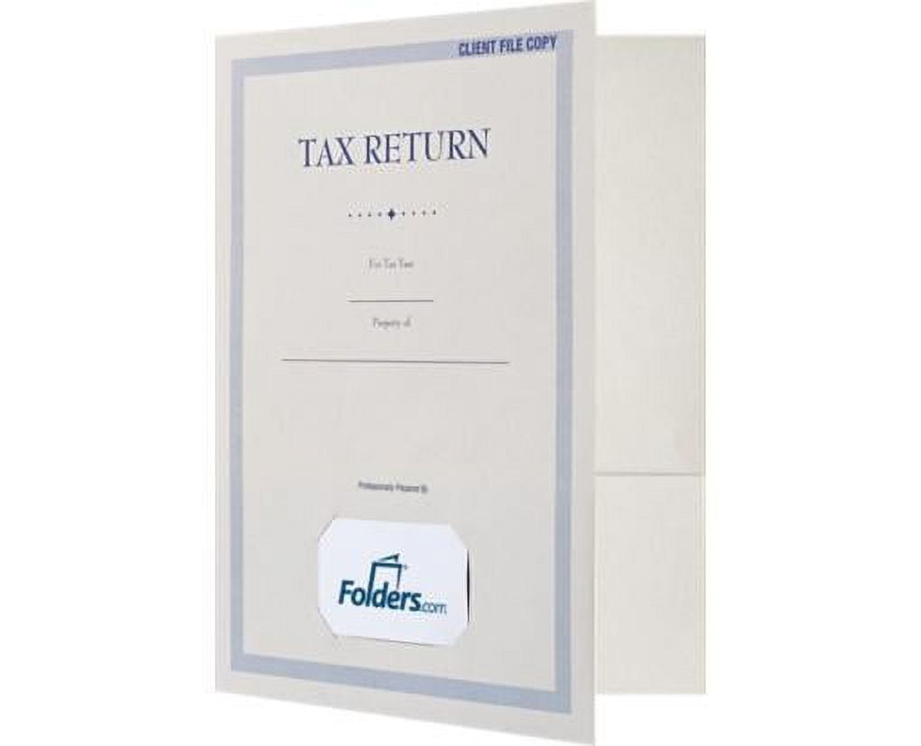 LUXPaper 9 x 12 Presentation Folder, Natural, 50/Pack