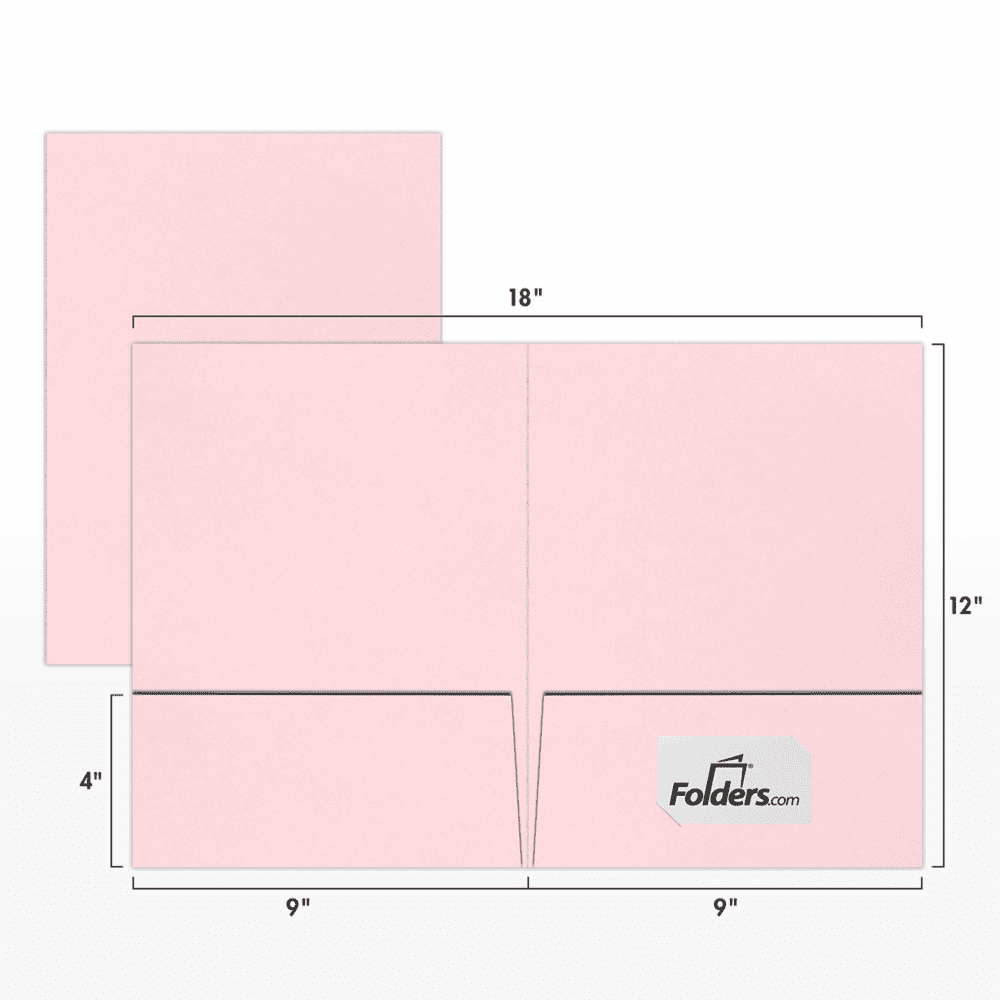 LUXPaper 9 x 12 Presentation Folders, Candy Pink, 10/Pack