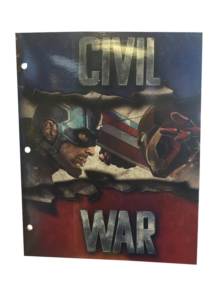 Marvel Captain America Civil War Portfolio 2pk