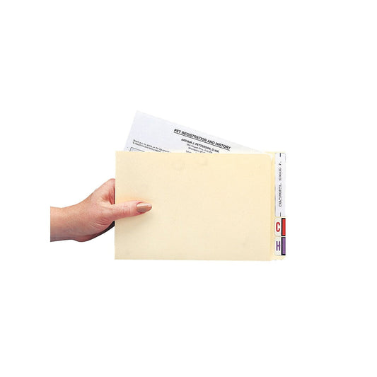 Medical Arts Press® Compact File Pocket, Top Tabs, Manila, 100/Box