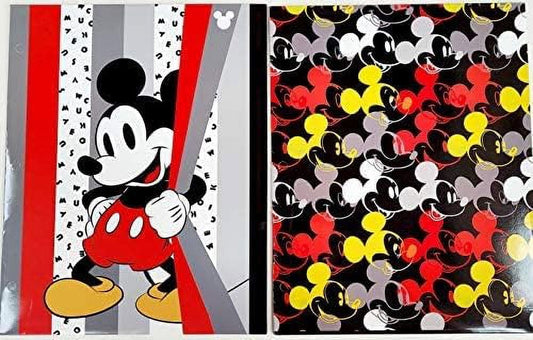 Mickey Mouse 2 Pocket Portfolio Folder - (Colors/styles Vary)