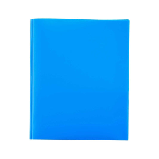 HANXIULIN Plastic Pocket Folders with Prongs with Fasteners, 1Pc Purple Poly Folder, Durable Pockets Folders with Brads, File Folders with Prongs for School, Home, and Office