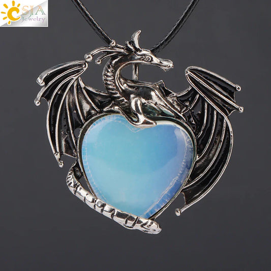 Double Dragon Necklace