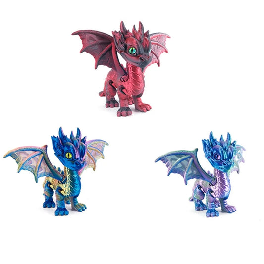 3D Printed Articulated Demon Dragon