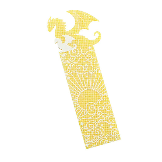 Goth Fourth Wings Dragon Cloud Sun Bookmark