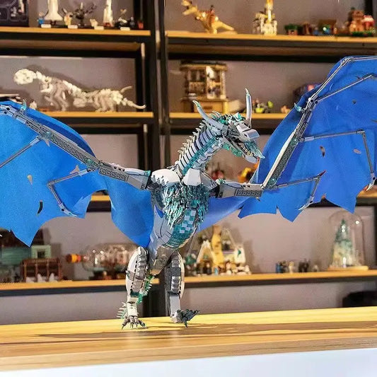 1889pcs Creative MOC Giant Dragon Building Blocks – Movie-Inspired Model for Kids & Collectors
