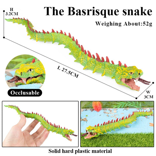 Oenux Simulation Dinosaur & Fantasy Creature Figures – Bayala Dragon, Tree Monster, Bat Demon, Basilisk Model Toys