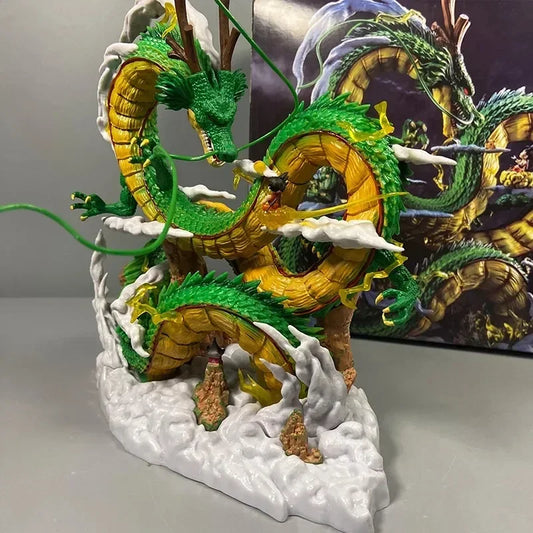 Dragon Ball Z Shenron and Son Goku 22cm Anime Figure – DBZ PVC Statue Model Doll Collection