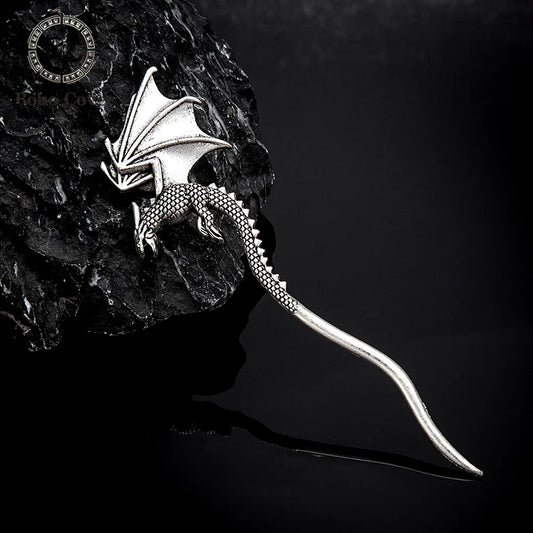 Retro Vikings Dragon Hair Stick