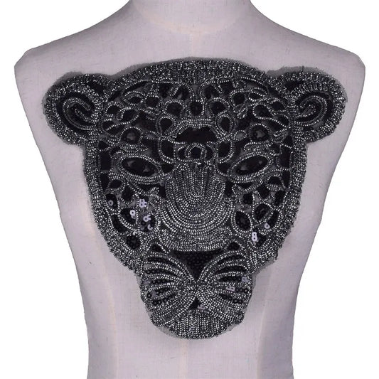 Large Dragon Embroidered Applique Iron-On Sew-On Patch – 13.4'' for DIY Jeans, Jackets, Clothing & Bags