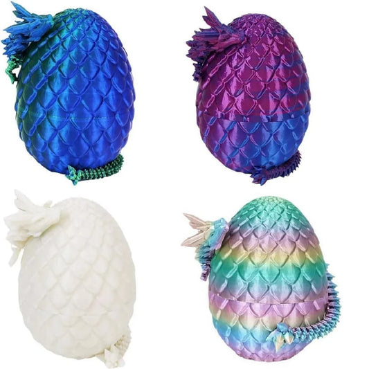 4PCS 3D Printed Dragon Egg Fidget Toys