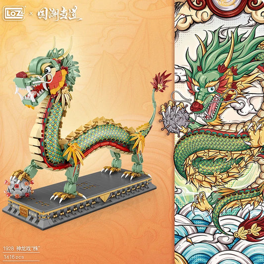 LOZ 1416pcs Chinese Dragon Model
