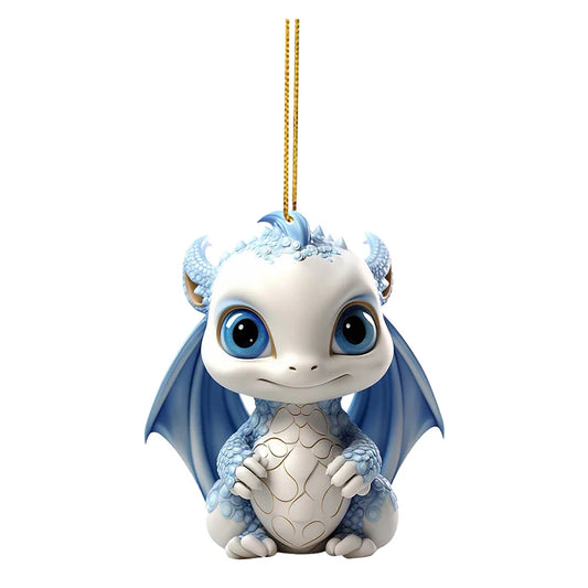 Christmas Tree Dragon Baby Pendant