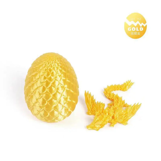 3D Printed Gradient Wings Flying Dragon Egg Set