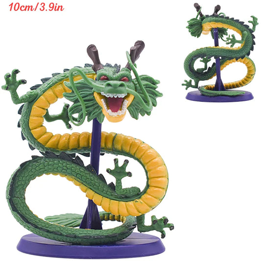 10CM Dragon Ball Z Cyan Dragon Handmade Figure – DBZ Shenron Anime Collection Ornament