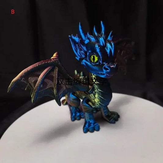 3D Printed Articulated Western Dragon
