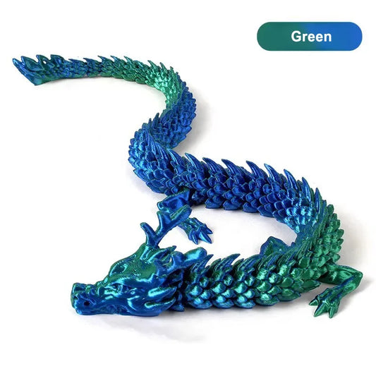 3D Printed Crystal Dragon Fidget Toy