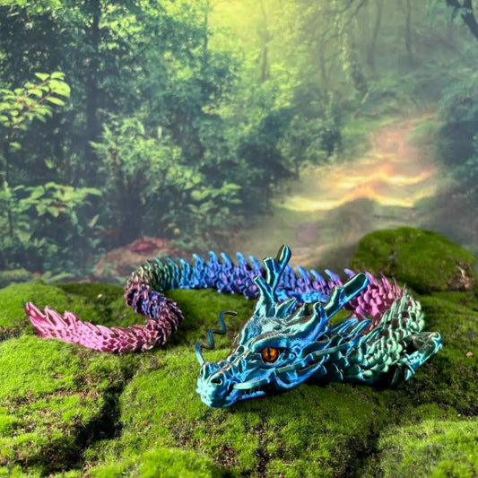 60cm/23.6" 3D Printed Articulated Dragon