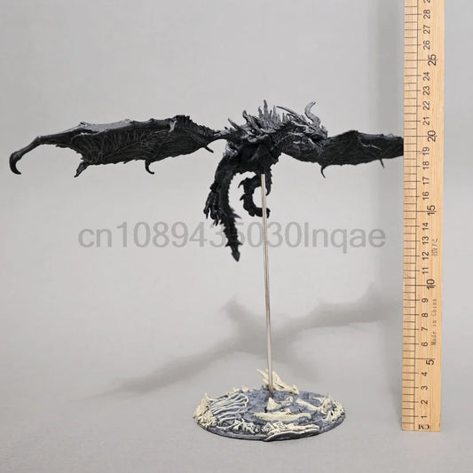 25cm Skyrim Alduin Action Figure – Dragon Collectible Doll, Desktop Ornament & Gift for Kids