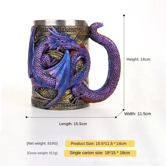 Creative 3D Dragon Beer Cup