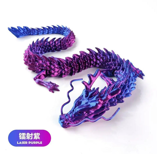 3D Printed Chinese Dragon – 60CM / 45CM / 30CM Model for Desktop Decoration & Office Ornaments