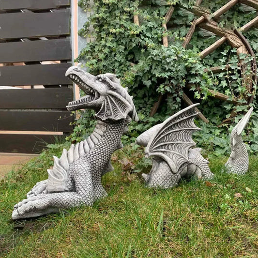 Giant Dragon Resin Sculpture