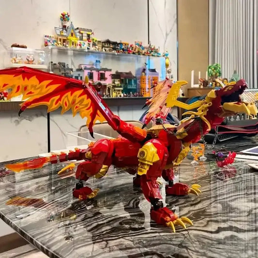 2025 MOC Ninja Series – 1342pcs Mighty Source Dragon of Motion Building Block Toy