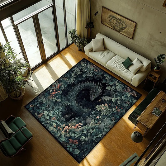 Dragon Rug Large – Plush Anti-Slip Carpet for Living Room, Bedroom & Kids Play Mat