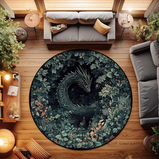Dragon Rug Large – Plush Anti-Slip Carpet for Living Room, Bedroom & Kids Play Mat