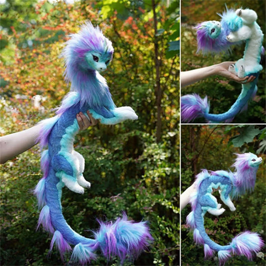 60cm Blue Dragon Plush Doll