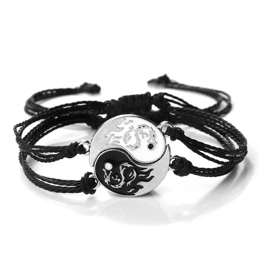 Dragon Tai Chi Gossip Braided Bracelets