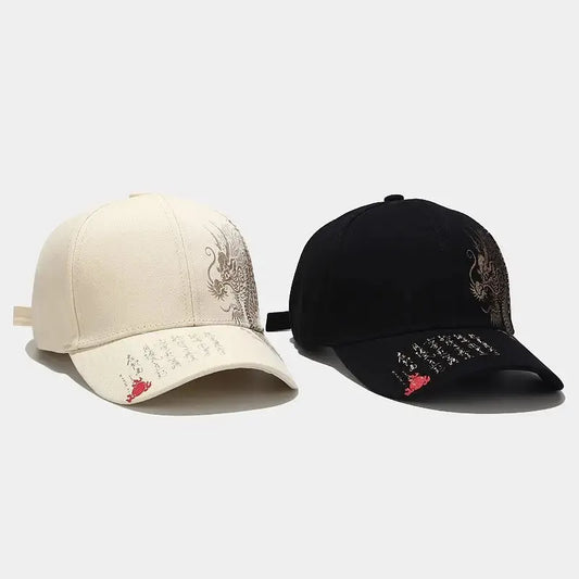 Chinese Style Dragon Pattern Baseball Hat
