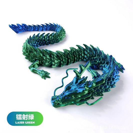 3D Printed Chinese Dragon – 60CM / 45CM / 30CM Model for Desktop Decoration & Office Ornaments