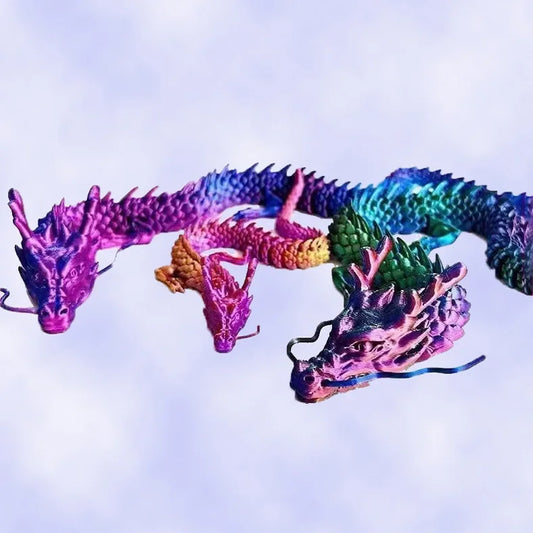 3D Printed Crystal Dragon Fidget Toy