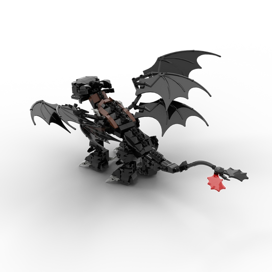 MOC Movie Train Dragon Figure