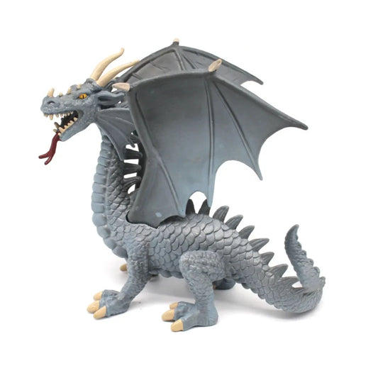 Ice Flying Dragon Myth Figures – Fire Bullfighting Mythology Simulation Warcraft Ornament PVC Toy Dragon Model